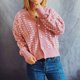 thumbnail image 4 of Moda mujer Casual cuello en V manga larga otoño suéter cárdigan blusa botón Pullver Tops Pompotops  hdfakjf11635, 4 of 7