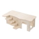 thumbnail image 2 of ColoMX Nido de chinchilla de madera casa de madera para pequeño nido escondite de hámster mascota con escalera, 2 of 7