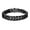 Vacuum Plating Black, variant on Simple Four-sided Grinding Men's Hip Hop Titanium Steel Bracelet