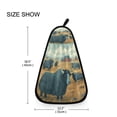 thumbnail image 6 of Hanging Hand Towels For Kitchen Bathroom Home Decor Lightweight The Yaks on The Farm, 6 of 6