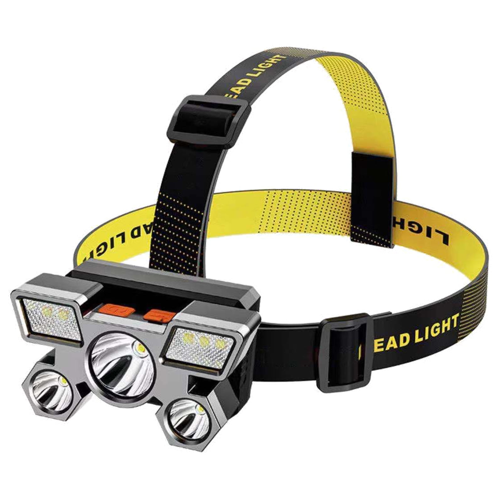 Headlamp,USB Rechargeable LED Head Lamp 4 Modes Switchable Headlight Head Lights for Adults,Camping,Hiking,Outdoors,Hard Hat Work