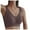 Coffee, variant on Telankuip Women's Ribbed Push up Wireless Bras Super Firming Wirefree Full Coverage Bras Soft Comfort Adjustable Wide Straps Anti Sagging Bralettes for Everyday White XL
