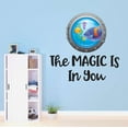 thumbnail image 2 of Holiday Gift Children The Magic is in You Cute Quotes & Sayings Wall Decal Decoration Underwater Sucba Marine life Vinyl wall Decal Lasts Years and Easily Removable - Size: 45 in x 45 in, 2 of 3