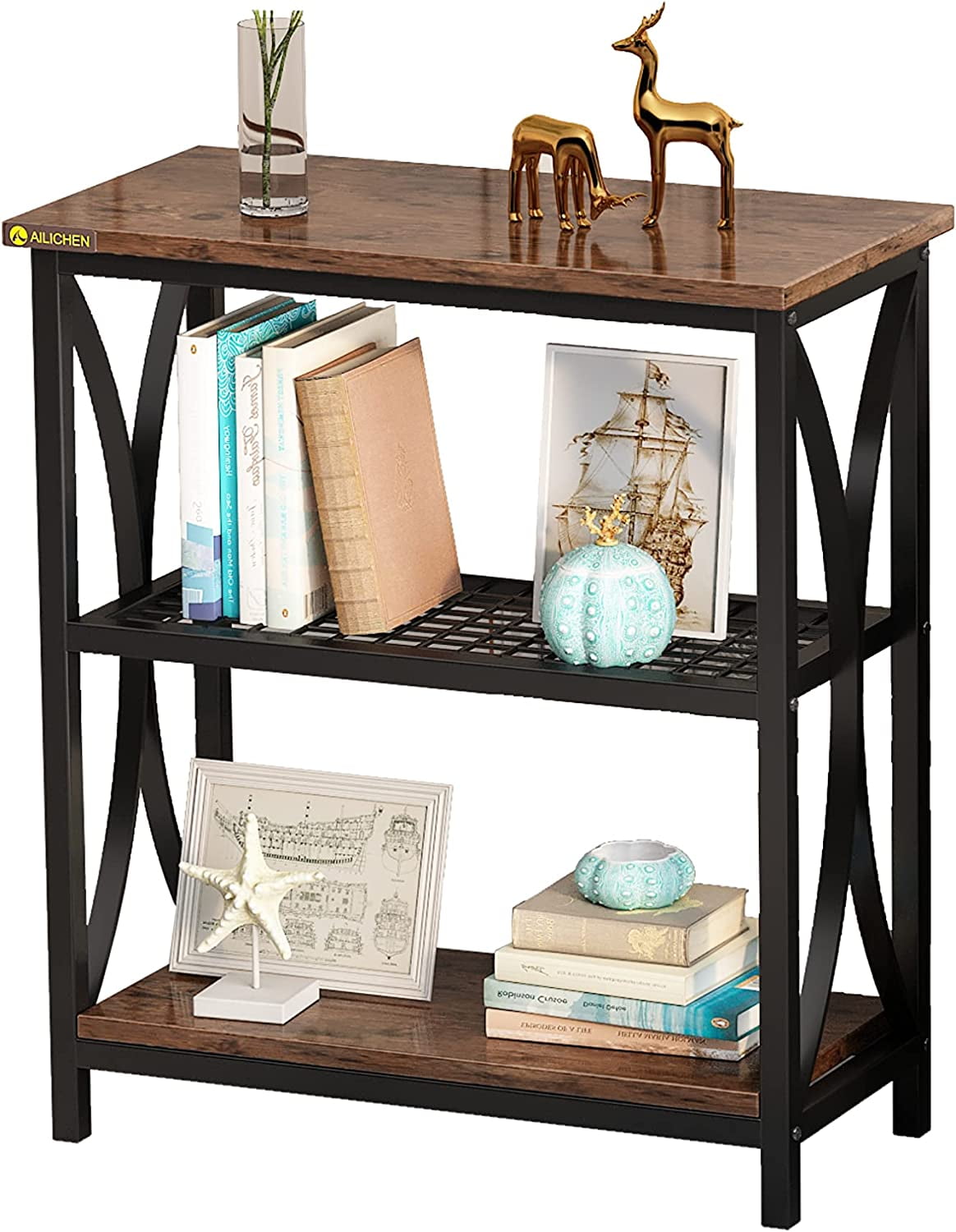 Narrow Console Table Industrial entryway Table 20 Inch Small Sofa Table