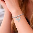 thumbnail image 6 of 925 Sterling Silver Praying Hands Cross Heart Dangle Charm For Bracelets & Bangle Pendant Jewelry, 6 of 6