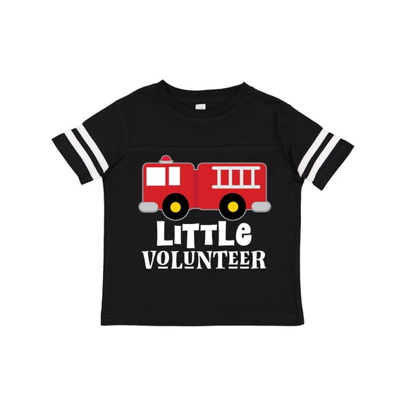 Inktastic Firefighter Childs Little Volunteer Boys or Girls Toddler T-Shirt