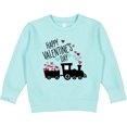 thumbnail image 2 of Inktastic Happy Valentine's Day Train Toddler Sweatshirt, 2 of 4