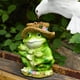 thumbnail image 5 of Alimentador de Aves Ganfancp Cuddle Ranas de Resina para Jardín Decoración Maceta de Flores 1X Comedero para Pájaros Rana, 5 of 7
