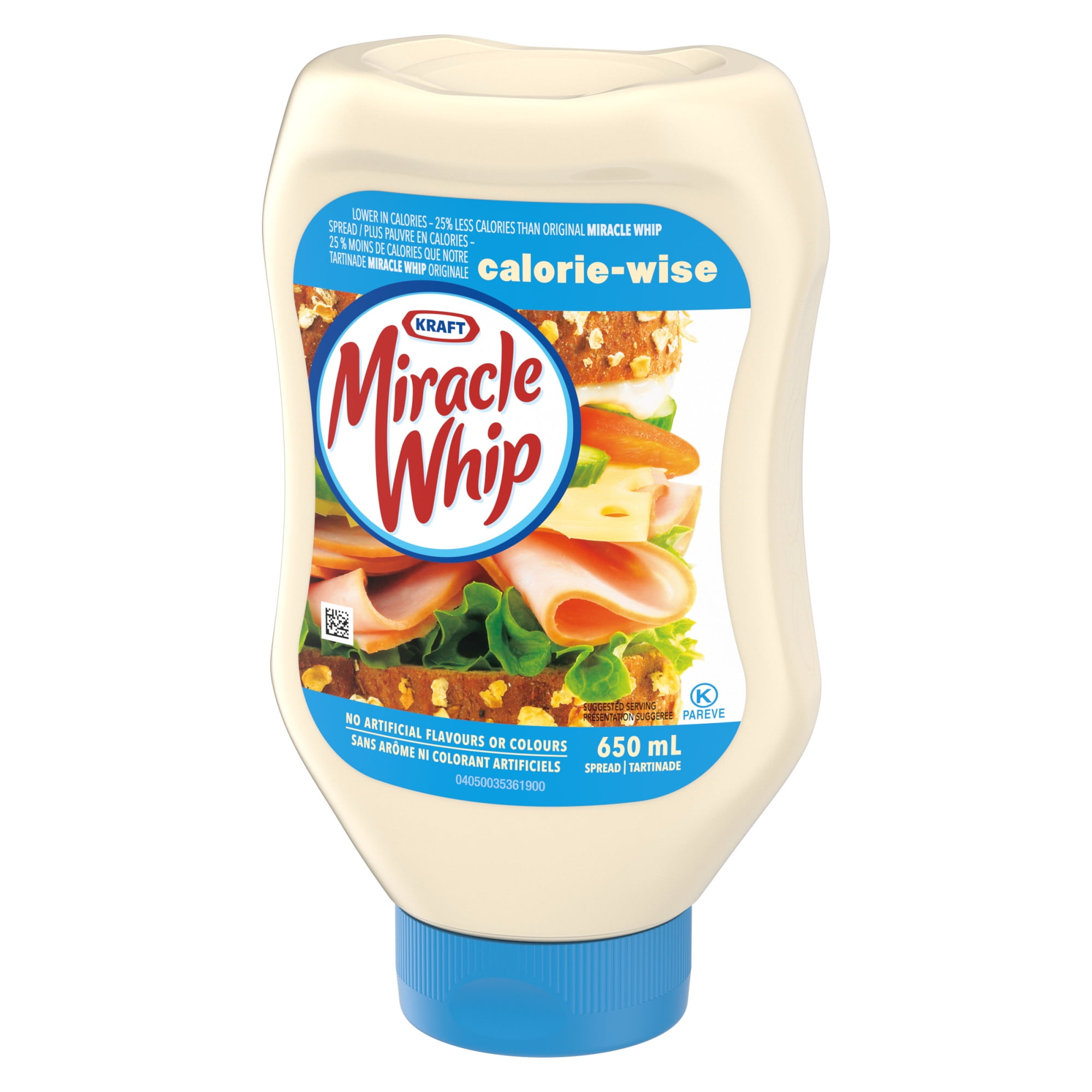 Miracle Whip Calorie Wise Spread Salad Dressings, 650mL