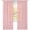 Coral pink, variant on Brown Linen Texture Sheer Curtains 72 Inches Long, Vintage Rustic Simple Stripes Light Filtering Window Curtains for Living Room/Bedroom, Rod Pocket Voile Sheer Curtain Drapes, 52"W x 72"L, 2 Panels