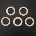 thumbnail image 3 of Fdit 50pcs Unfinished Natural Wooden Round Rings DIY Wood Craft Circles, Wooden Craft Circles, Natural Wood Rings, 3 of 8