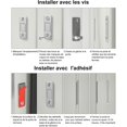 thumbnail image 5 of piezas de cierres magnéticos de metal ultrafino, cierres magnéticos adhesivos, imán fuerte para puertas correderas, cajones, ventanas, armarios, etc. Kuyhfg Bienvenido a Kuyhfg, 5 of 5