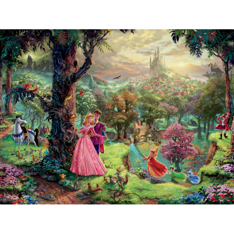 Ceaco - 1500PC Assortment - Thomas Kinkade - Disney - Sleepy Beauty - 1500  Piece Jigsaw Puzzle