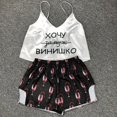 thumbnail image 2 of QWEEK-pijama de unicornio para mujer, ropa de dormir Sexy de seda, traje de casa de satén con cuello en V, 2020, 2 of 4