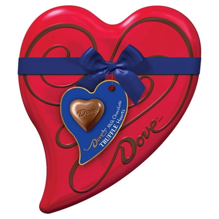 Mars Dove Valentine's Day Milk Chocolate Truffles Heart Gift, 6.5