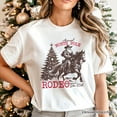 thumbnail image 5 of Annual North Pole Rodeo T-Shirt, Funny Cowboy Santa Christmas Tee for Country Lovers, 5 of 6