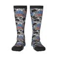 thumbnail image 1 of Fotbe Video Game Calcetas Divertidas Estampadas para Hombre y Mujer, Calcetas de Algodón hasta la Rodilla para Caminar, Correr, Enfermería y Embarazo, 1 of 6