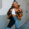 thumbnail image 2 of BESTSPR Veste Matelassée Femme Couleur Camouflage Imprimé Vêtements Doudoune Manteaux d'Hiver Femme Taille p-4TG, 2 of 6