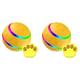 thumbnail image 1 of Bola Voladora para Mascotas Pelota que rebota automática, pelota de salto impermeable para perros, suministros para mascotas (amarillo), 1 of 5