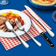 thumbnail image 4 of Cibeat 48 Piece Silverware Set with Steak Knives, Stainless Steel Flatware Set, Cutlery Set for 8 Steak Knife/Fork/Spoon, 4 of 7