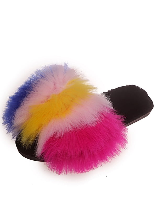 fluffy colorful slides