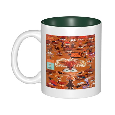 

Inside Out Coffee Mug Fun Mugs Dark Green