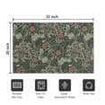 thumbnail image 5 of Bohemian Retro Floral Non-Slip Entryway Door Mat,Boho Indoor Decor Durable Low Plush Door Mat,Washable Welcome Rug for Patio Hallway Home Decor 20x32 Inches, 5 of 7