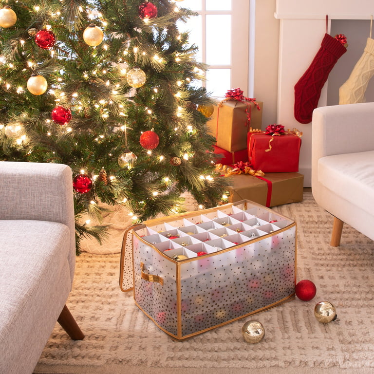 Rebrilliant 12.2'' x 12.2'' x12.2'' Christmas Ornament Storage & Reviews