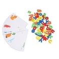 thumbnail image 1 of Alphabet Matching Game, Wooden Alphabet Puzzles Portable 26 Letters Safe Durable  For Education, 1 of 8