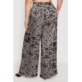 thumbnail image 4 of Women's Plus Size Geometric Print Wide Leg Pull On Pants, 4 of 4