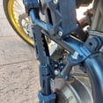 thumbnail image 3 of Motorcycle Highway Front Foot Pegs Folding Footrests Clamps Foot Rest Pedals 22-25mm Replacement for R1250GS R1200 GS ADV, 3 of 5