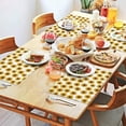thumbnail image 2 of White Small Sunflower Pattern Summer Placemats Table Placemats Set Of 4-Linen Kitchen Washable Placemats Table Mats 11.8"x17.7" Non-Slip Heat Resistant, 2 of 6