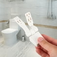 thumbnail image 4 of FRCOLOR Seat Toilet Seats Toilet Seat Hardware 11.50X4.20X3.00CM White, 4 of 8