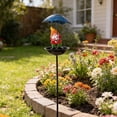 thumbnail image 7 of Hummingbird Feeders For Outdoors Solar Bird Feeder Garden Decor Outdoor Solar Lights With Umbrella Feeder Decorative Lights Yard Art Ornament Bird Feeder for Outdoors Hanging, 7 of 7