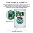 thumbnail image 2 of Wired Door Bell DC 12V Vocal Wired Doorbell Welcome Door Bell For Security Access Control System, 2 of 5