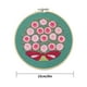 thumbnail image 2 of Juego de bordado Marco de bordado Hilos Kit de aguja de tela Costura Acolchado Juego de herramientas de bricolaje, Tipo 2 Advancent HA7361-02B, 2 of 6