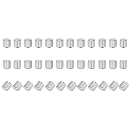 110Pcs Dowel Pin 4mm x 4mm Shelf Support Pin 304 Stainless Steel Shelf Pegs