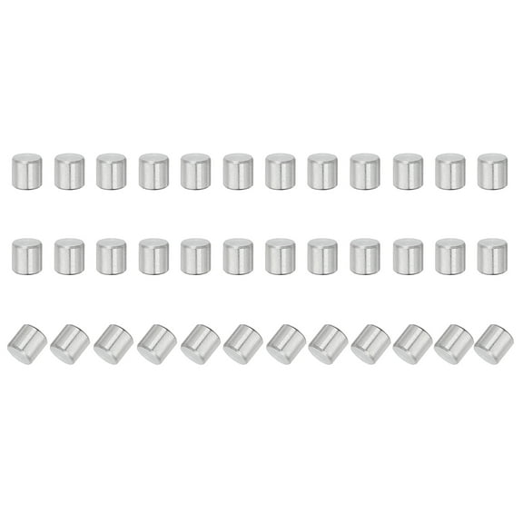 110Pcs Dowel Pin 4mm x 4mm Shelf Support Pin 304 Stainless Steel Shelf Pegs