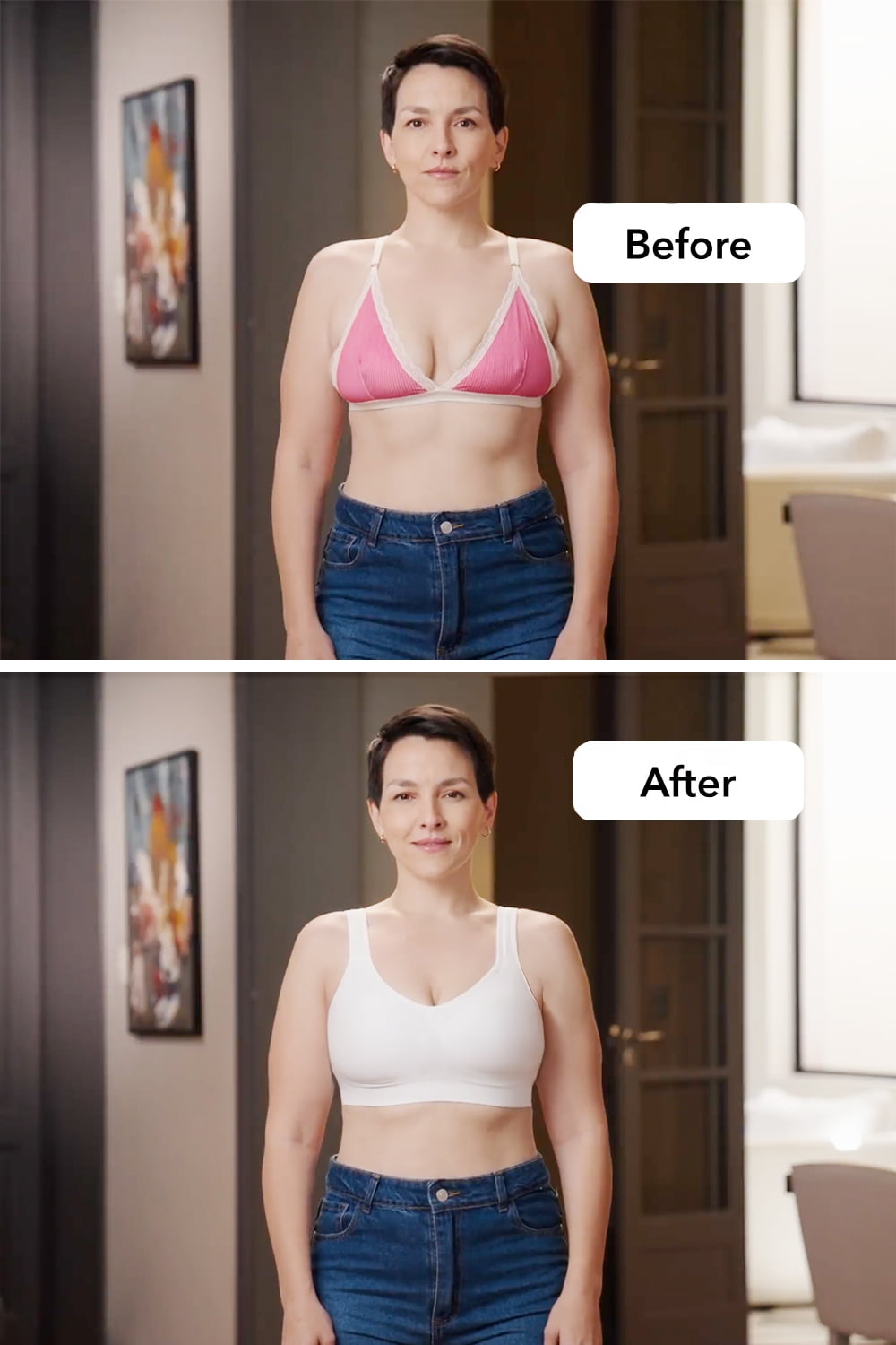 Shapermint Core Wireless Shaper Bra for Women - Comfortable Support with Adjustable Fit, Sizes S to 4XL