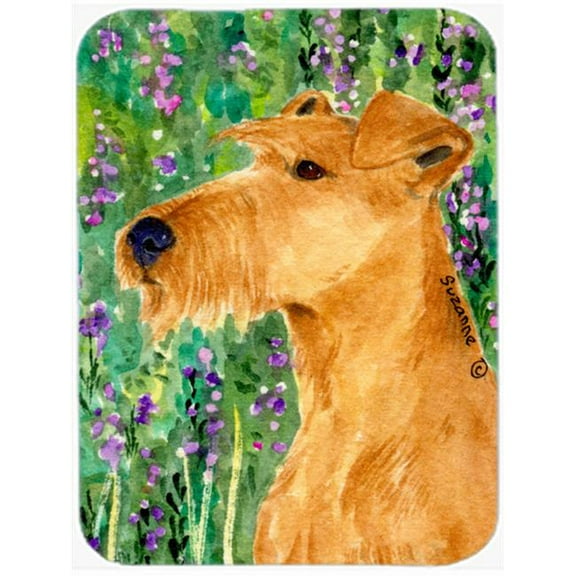 Irish Terrier Glass Cutting Board - Large