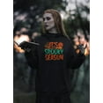 thumbnail image 2 of It's Spooky Season Hoodie Women -Image by Shutterstock, Female 5X-Large, 2 of 4