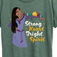 thumbnail image 3 of Disney Wish - Strong Heart Bright Spirit - Women's Short Sleeve Graphic T-Shirt, 3 of 6