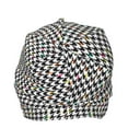 thumbnail image 4 of Naloa Black And White Houndstooth Beanie for Men Women Knitted Unisex Winter Hat Beanies Cap Knit Cuffed Beanies Hats, 4 of 7