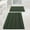 Bronze Green, variant on Bath Mats for Bathroom Non Slip Extra Thick Chenille Striped Bath Rug 24" x 36" Absorbent Non Skid Fluffy Soft Shaggy Rugs Washable Dry Fast Plush Mats for Indoor, Bath Room, Tub - Black