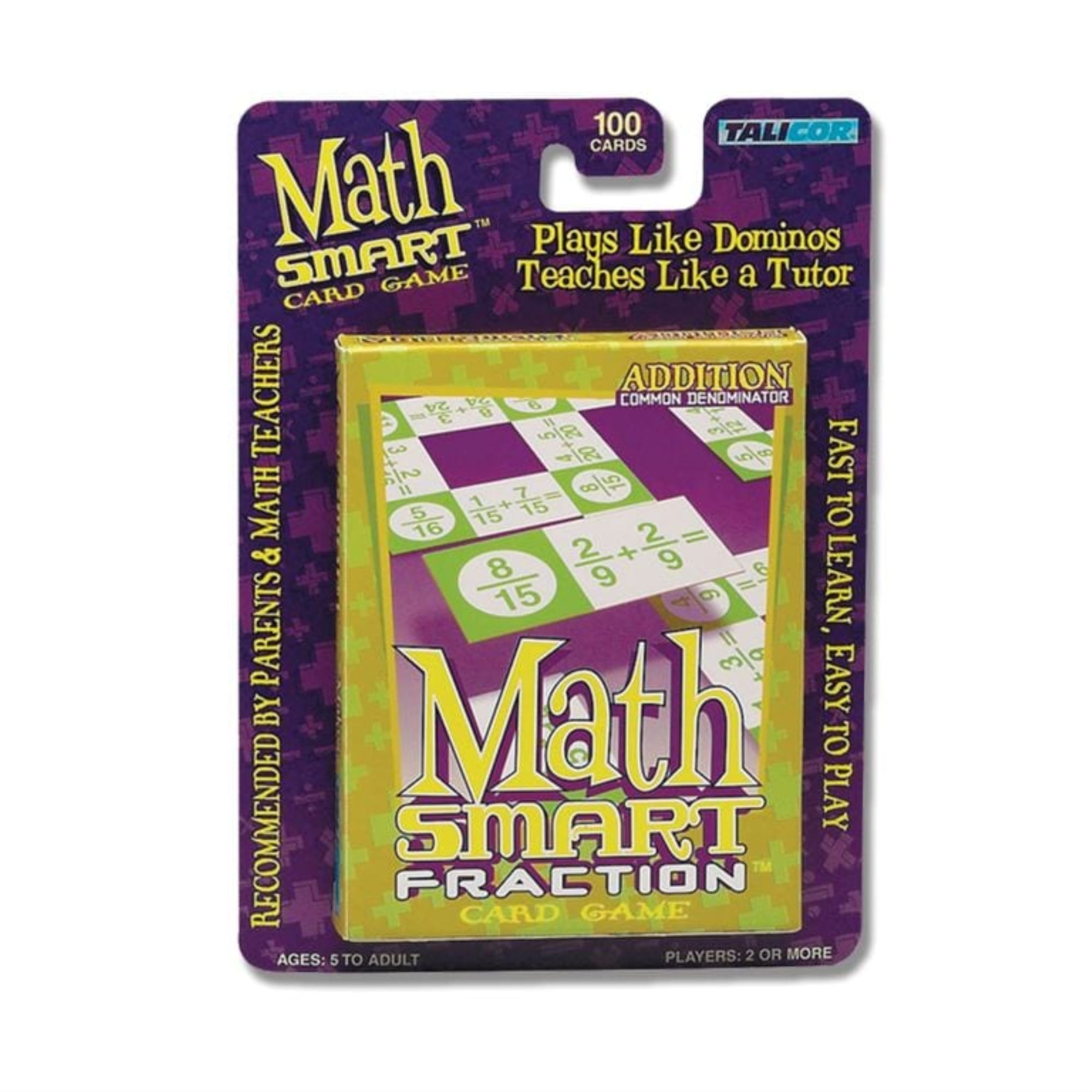 Talicor 6865 Math Smart Fraction Addition Common Denominator Math Game talicor-6865-math-smart-fraction-addition-common-denominator-math-game