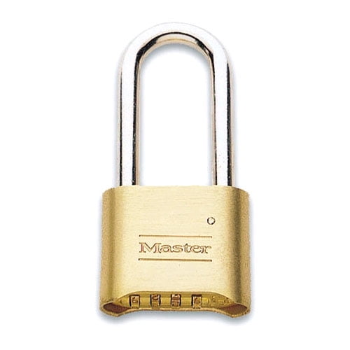 Master Lock - Lock,resetable,4-Digit Combo Padlock 2-1/4"shackle