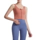 thumbnail image 3 of deportivo con cierre frontal con cremallera deportivo sin aros acolchado Racerback Entrenamiento Gimnasio Yoga es para - XL naranja BLESIY Sujetadores deportivos para mujer, 3 of 8