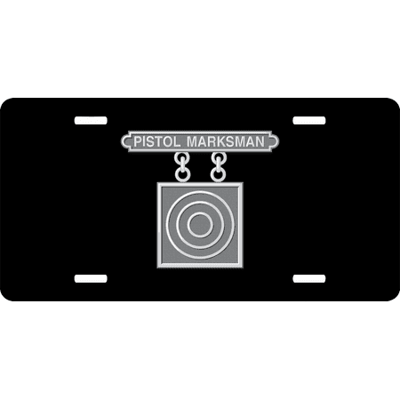 USMC Pistol Marksman License Plate