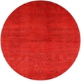thumbnail image 1 of Ahgly Company Indoor Round Mid-Century Modern Red Oriental Area Rugs, 8' Round, 1 of 6