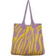 thumbnail image 1 of LinYooLi Sac Fourre-Tout Femme Grande Capacité Tricoté Sac à Main Rayé, 1 of 3